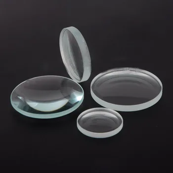 עדשת זכוכית קונבקס כפולה באורך פוקוס 50mm 75mm 100mm 150mm 300mm למקרן אופטיקה DIY