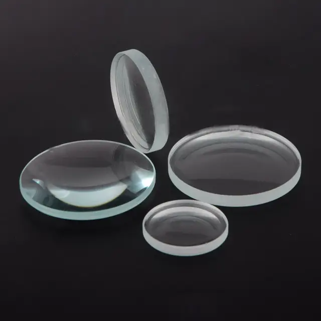 30mm 40mm 50mm Glass Double Convex Concave Glass Lens Focal Length