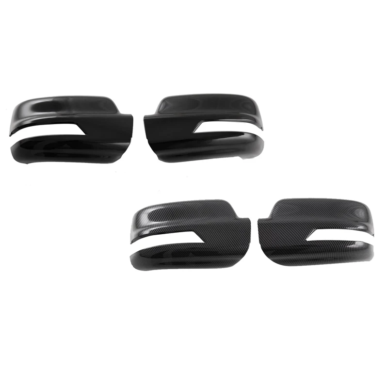 

1Pair Car Rearview Mirror Cover Trim For Dodge Ram 1500 TRX T-Rex 2023 Side Wing Rear Mirror Caps Parts Glossy Black