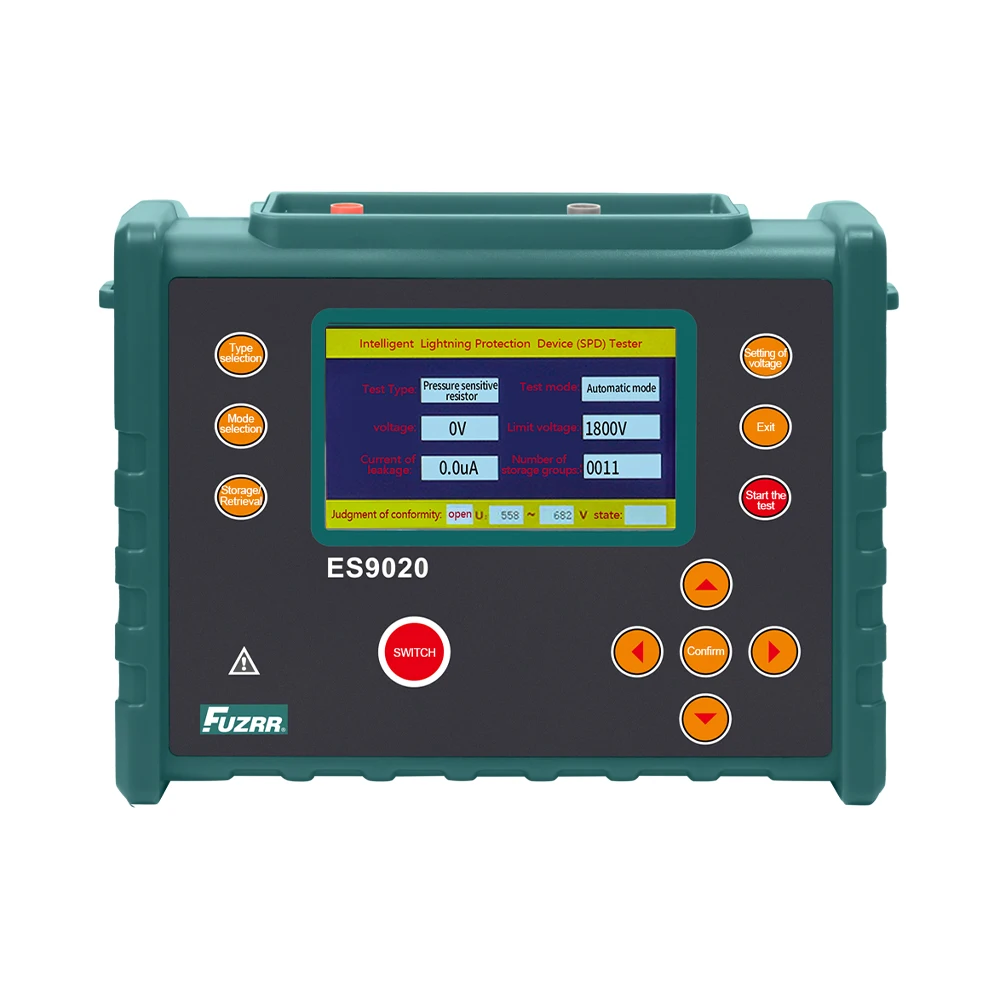 New ES9020 SPD Field Tester Surge Protection Lightning Leakage Current Insulation Resistance-High-Performance Resistance Meters