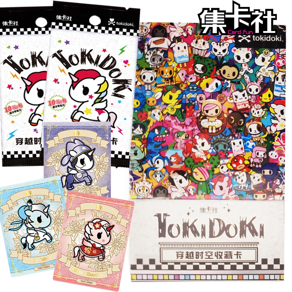 

CARDFUN Genuine Tokidoki Collection Cards Time Travel Series Lovely Unicorn Anime Trading Game Hobbies Cards Peripheral Toy Gift