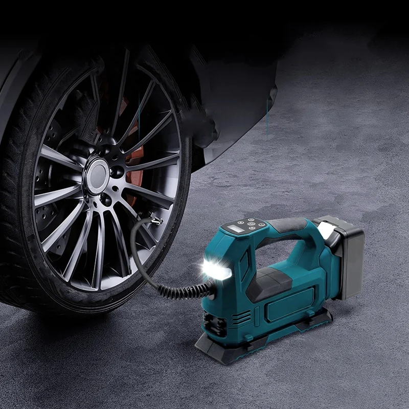 Makita 18V 리튬 배터리 BL1830 BL1840 BL1850 자동차 타이어 다목적 휴대용 팽창기 도구 용 무선 전기 공기 펌프