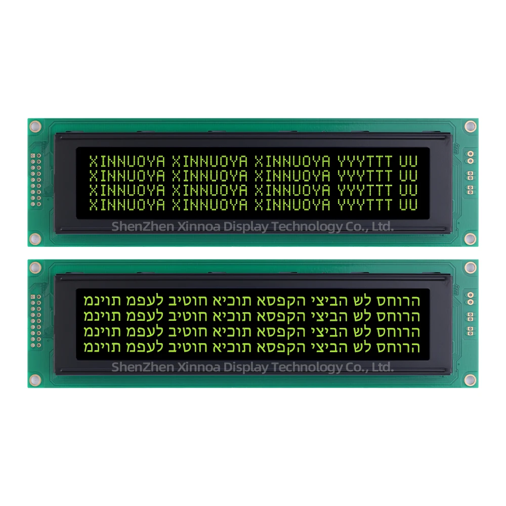 Quality Assurance LCM Parallel Port 404 40*4 40X4 LCD BTN Black Film Ice Blue Letters Hebrew 4004A3 LCD Display Block