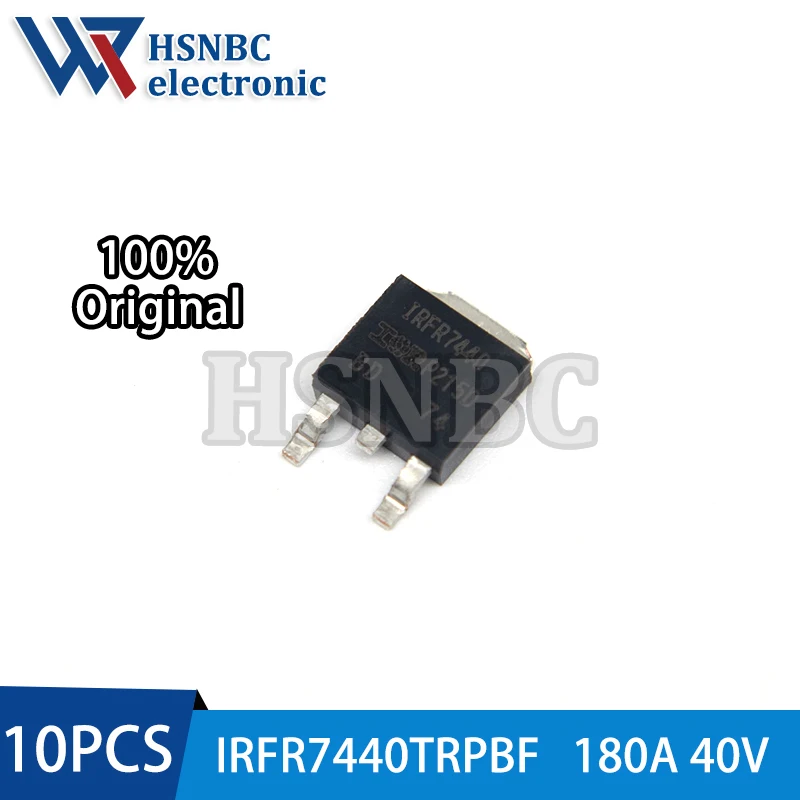 

10PCS IRFR7440 FR7440 IRFR7440TRPBF TO-252 180A 40V N-channel Power MOSFET Transistor 100% New Original