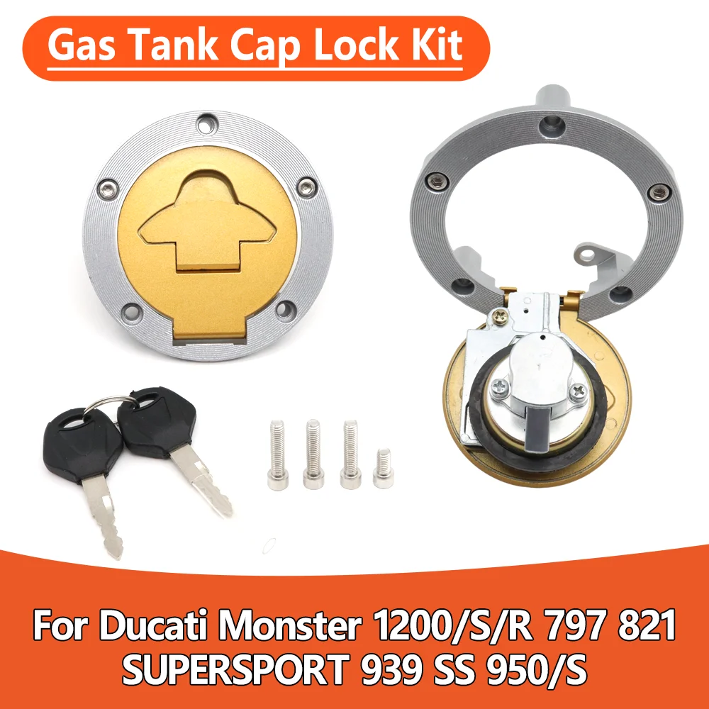 Tapa de Tanque de Combustible para Motocicleta Ducati 749 916 ST4 SP 996 R SPS 998 Monster M600 M750 ST2 944 Monster 620 999 S 900 750