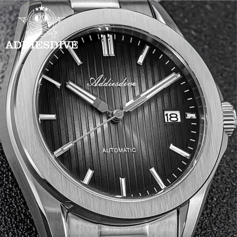ADDIESDIVE AD2533 Watch For Man 38mm BGW9 Super Luminous 20Bar Waterproof Sapphire Glass Japan 8215 Automatic Mechanical Watch