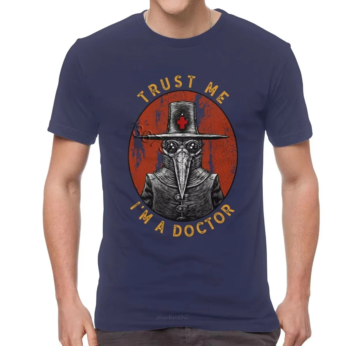 Men Women Kids Plague Doctor Trust Me I'm A Doctor Print Short Sleeve Crew Neck Soft Casual Gothic Steampunk Streetwear T-Shirt