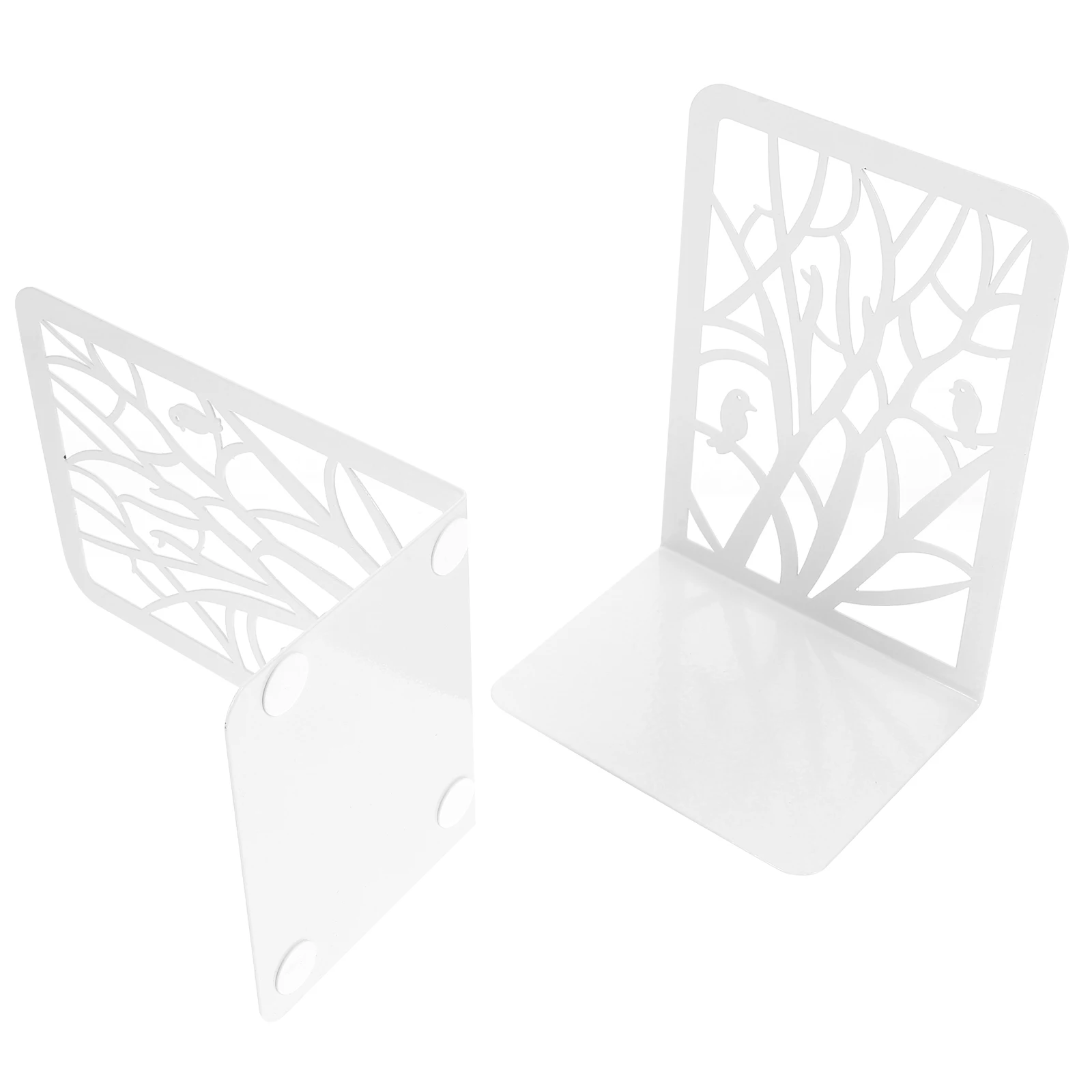 

2 Pcs Bookend Bookshelf Stand Decor Desk Non-slips Holder Table Organizers Office
