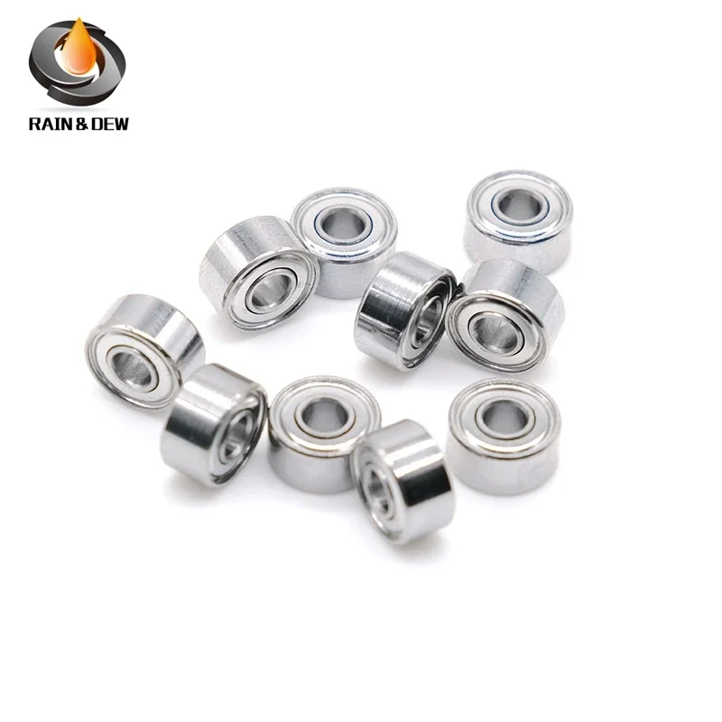 10Pcs S693ZZ Stainless Bearing 3*8*4 mm ABEC-7 Stainless Steel S693Z S693 Z ZZ Ball Bearings