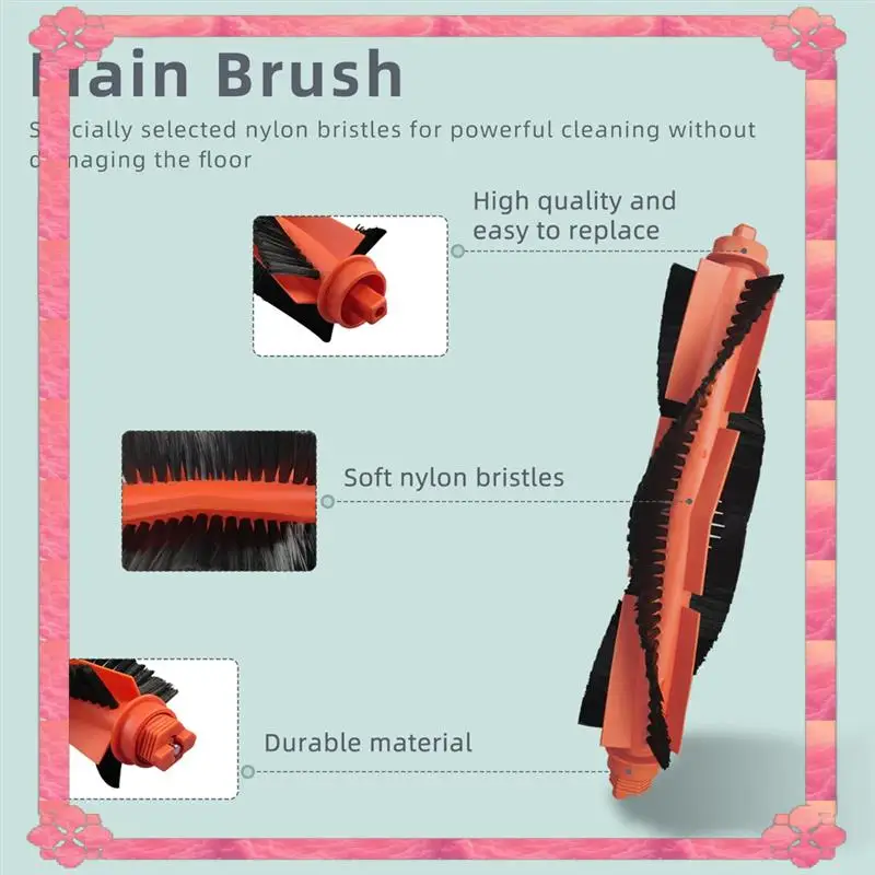 

24-Hour Delivery For Xiaomi Mijia M30 Pro Robot Vacuum Replacement Parts Main Side Brush Hepa Filter Mop Cloth Dust Bag Parts