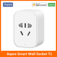 Aqara Smart Wall Socket T1 Zigbee 3.0 Wireless Time Switch Electricity Statistics Remote Control Work For HomeKit Aqara Home