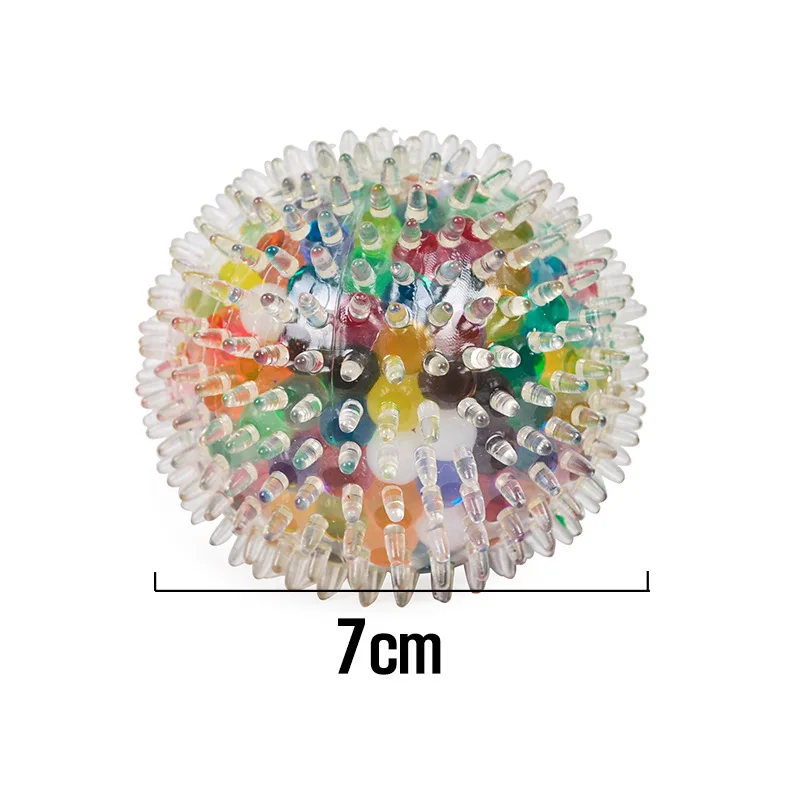 

Stress relief toy ball back to school animal Stitch 7cm burr colored bead grape ball bubble big bead kneading music children's a