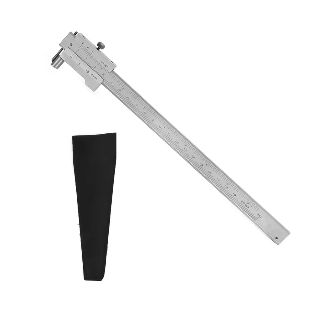 

Woodworking Tools Marking Vernier Caliper 0-200mm 0.1mm Stainless Steel Parallel Marking Vernier Caliper Marking Gauge Tool