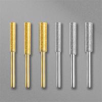 3PCS Diamond Chainsaw Sharpener Burr 4/4.8/5.5mm Grinder Chain Saw Drill Bits Saw Sharpening Carving Grinding Tools