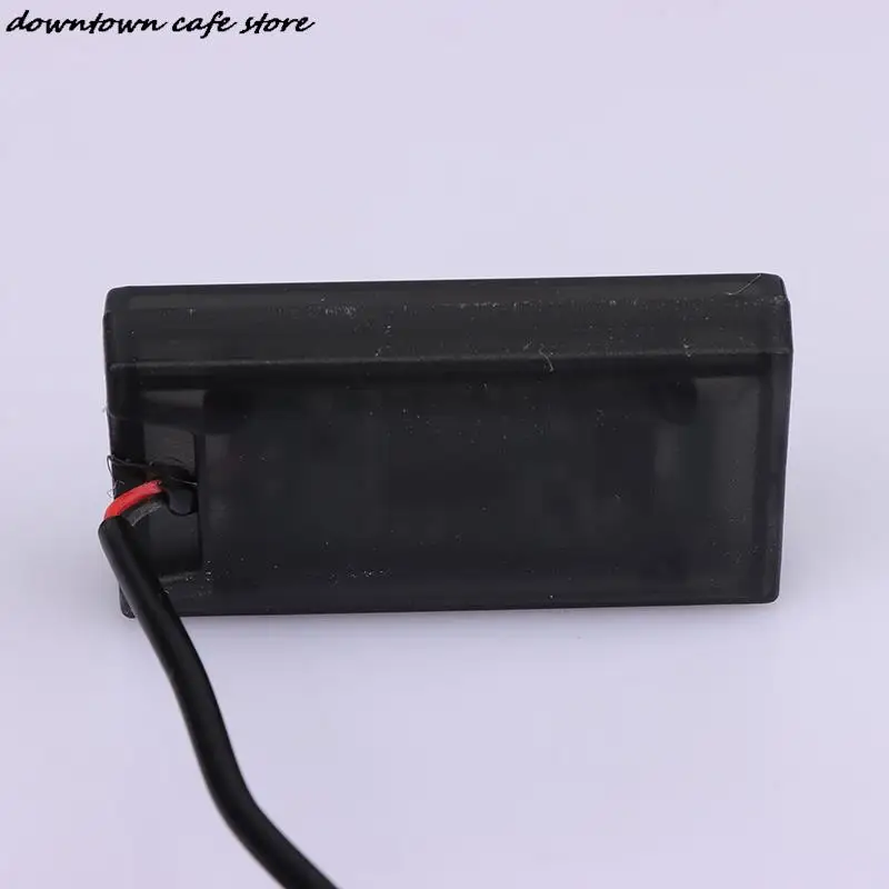 Voltmètre numérique étanche pour moto, affichage LED, testeur de tension, jauge de moniteur de batterie, support rapide, DC 12-150V