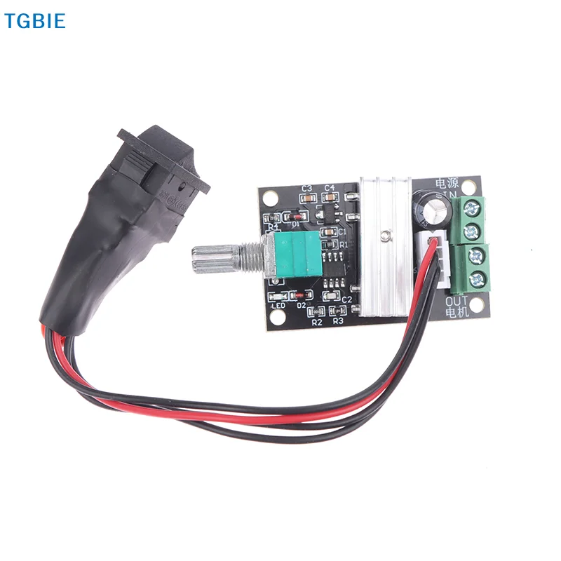 [TL]DC 6V 12V 24V 3A PWM Motor Speed Controller Adjustable Speed DC Motor Driver Forward Reverse Switch