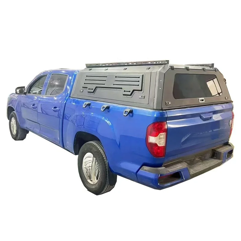High Quality Aluminum Pickup Truck Bed Hardtop Canopy Camper Topper for Maverick Ranger Raptor Tacoma Tundra Ram
