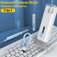 7 in 1Cleaning Kit Computer Keyboard Cleaner Brush Earphones Cleaning Pen For Headset Keyboard Cleaning Tools Keycap Puller