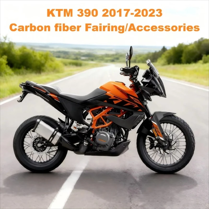 OEM 3K 100% Dry Carbon Fiber Motorcycle Fairing Kit For 390 2017-2023 Carbon Fiber Fairing Kit Accessories Wholesale