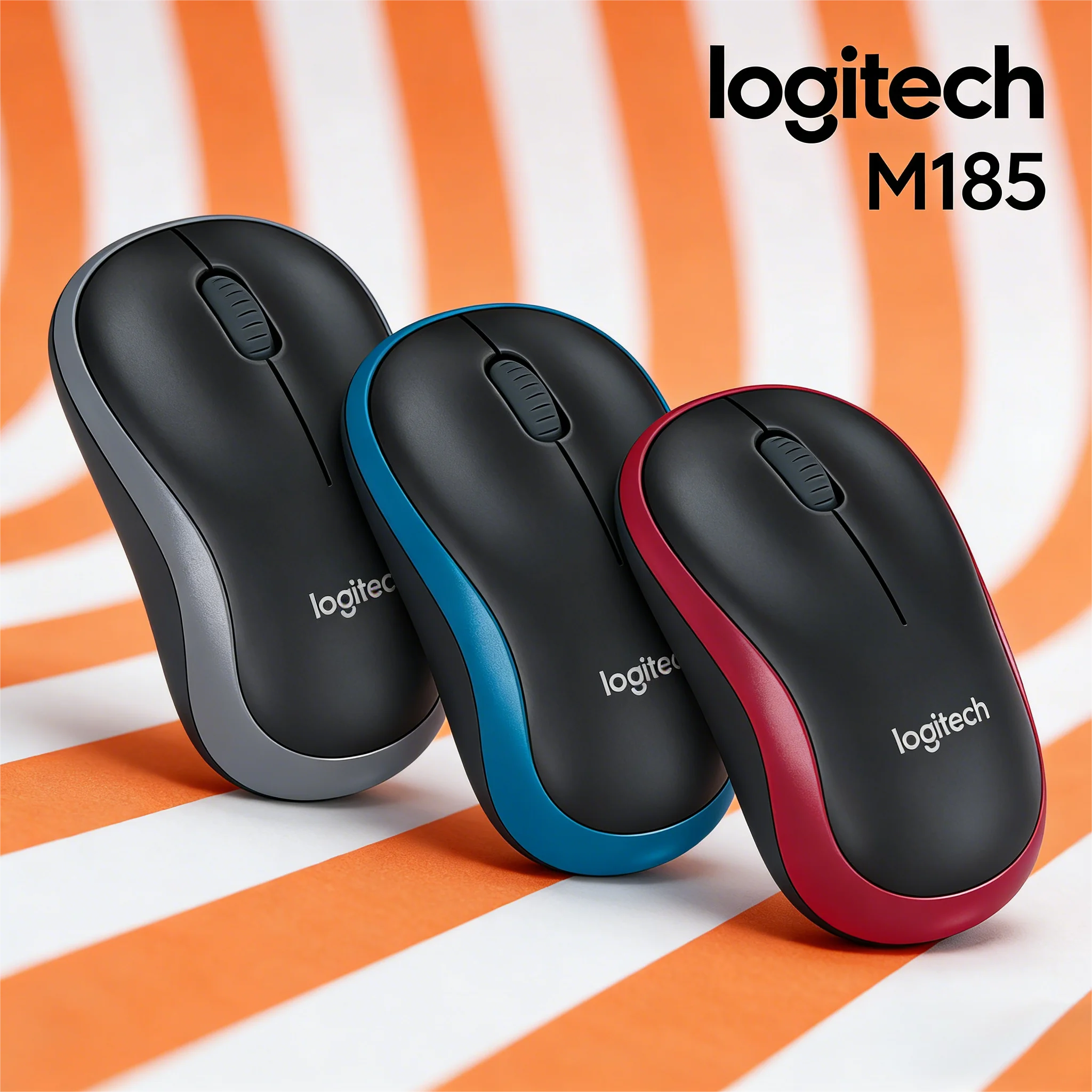 

Logitech M185 | Wireless Mouse, Home & Office Ready