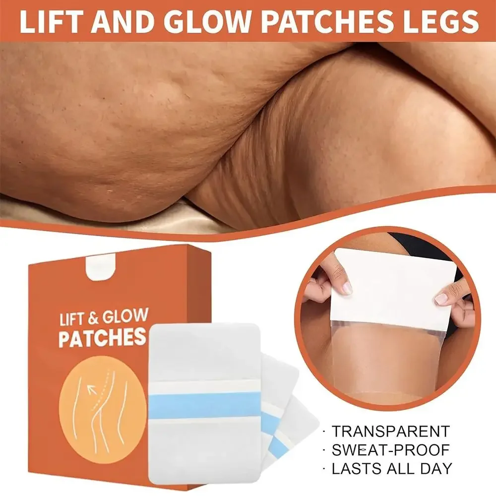 10PCS Hot Onzichtbare Dij Lift Tape Waterdicht Zweetbestendig Lift en Glow Patches Body Tape voor Vrouwen Huidverzorging