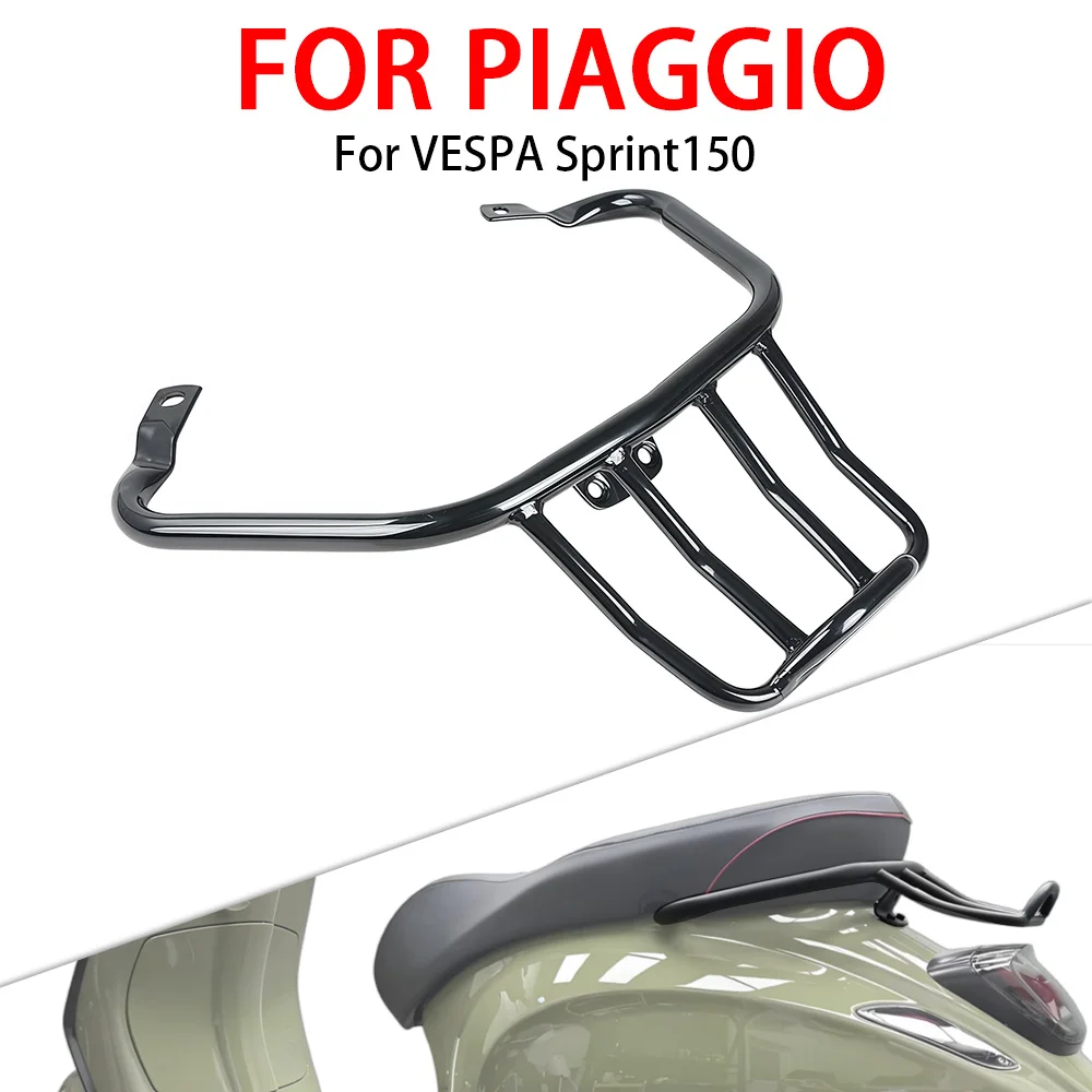 

Fit For Vespa Primavera 125 150 Sprint 150 2016 - 2022 Motorcycle Rear Luggage Carrier Rack Cargos Holder Bracket Luggage Holder