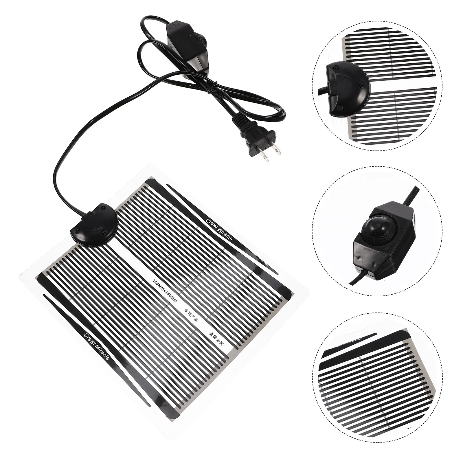 Heat Pad Heating Terrarium Reptile Heated Cushion for Reptiles Multifunction Mat Turtle