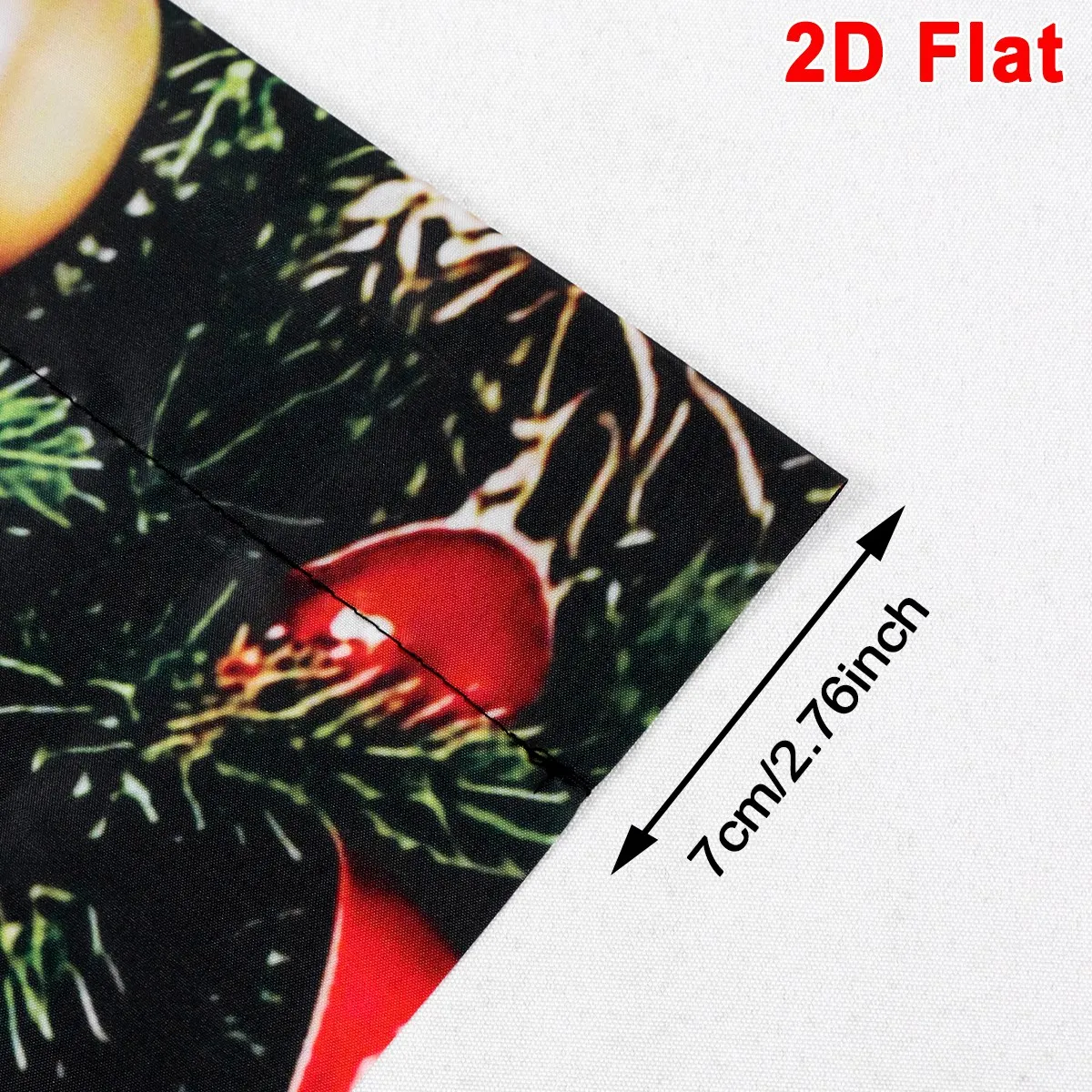 2 Stück festliche Weihnachtsvorhänge mit Weihnachtsmann- und Schneemann-Design, Polyester-Vorhänge, 60 x 150 cm, Fensterdekoration für Heimdekoration, Weihnachtsgeschenk – Detail 5