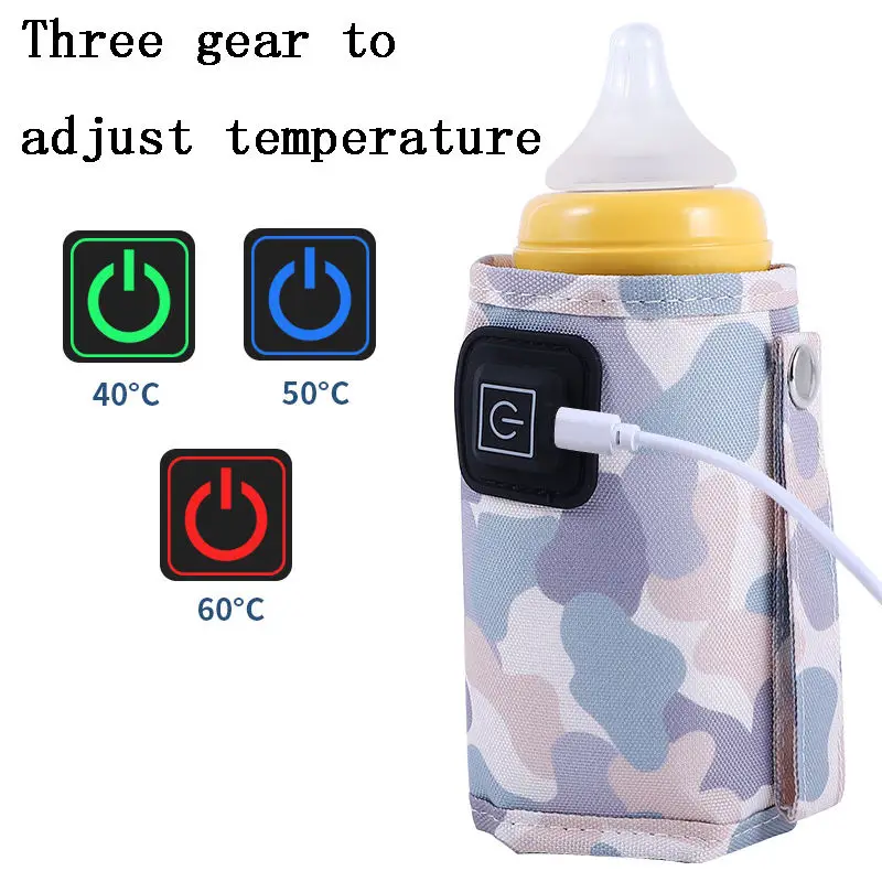 Easy Usb Charging Heating Bottle Warm Water Milk Heater for Baby Outdoor Feeding Milk Bottle Warmer