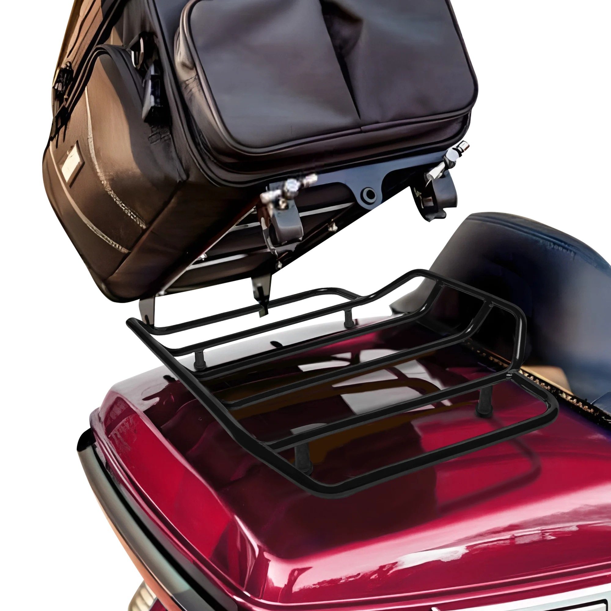 Tour Pack Luggage Rack Trunk Top Rack Rail for Harley Touring CVO 1984-2024 Ultra Limited Road Glidem,Road King,Street Glide