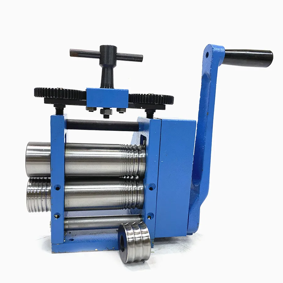 

Hand Rolling Mill Permanent Jewelry Die Gold Wire Metal Bracelet Making Equipment Tool Machine Europe Manual