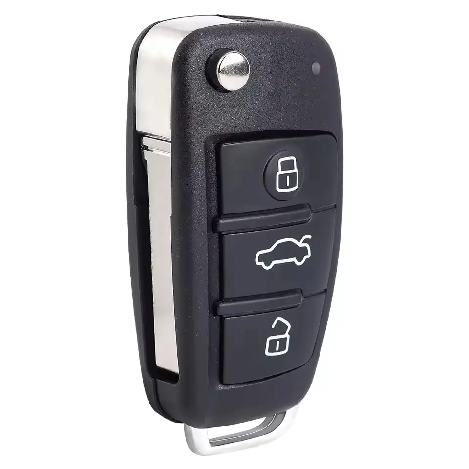 KEYECU IYZ3314 4F0837220R 4F0837220M 4F0837220T Flip Remote Key Fob for Audi A6 S6 Q7 2004‑2015 315MHz 434MHz 868MHz 8E Chip view 3