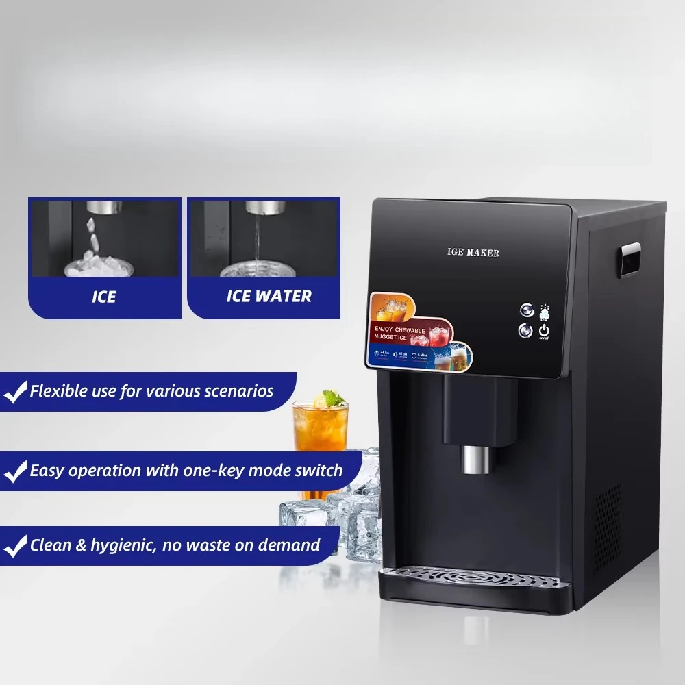 Custom Factory Price Hotel Restaurant Commercial Automatic Electric Smart Ice Maker Machine 50kg Energy Saving