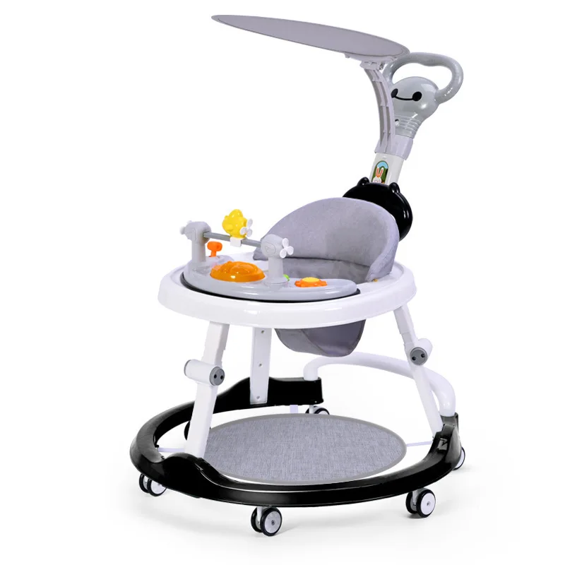 Baby Walker Anti-O-leg Multi-functional Anti-fall and Anti-rollover Walker Trolley