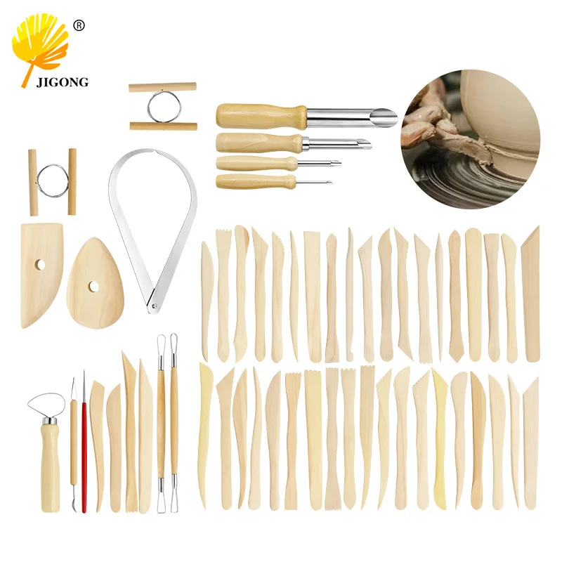 Soft pottery figure light clay handmade clay trimming tool DIY ceramic sculpture tool set multi-purpose
