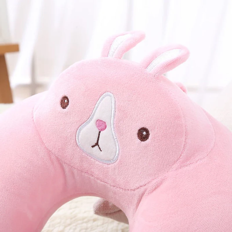 Cute U Shaped Neck Pillows Soft Travel Pillow Cervical Pillows Massage Pillow Airplane Pillow Cervical Healthcare Neck Support