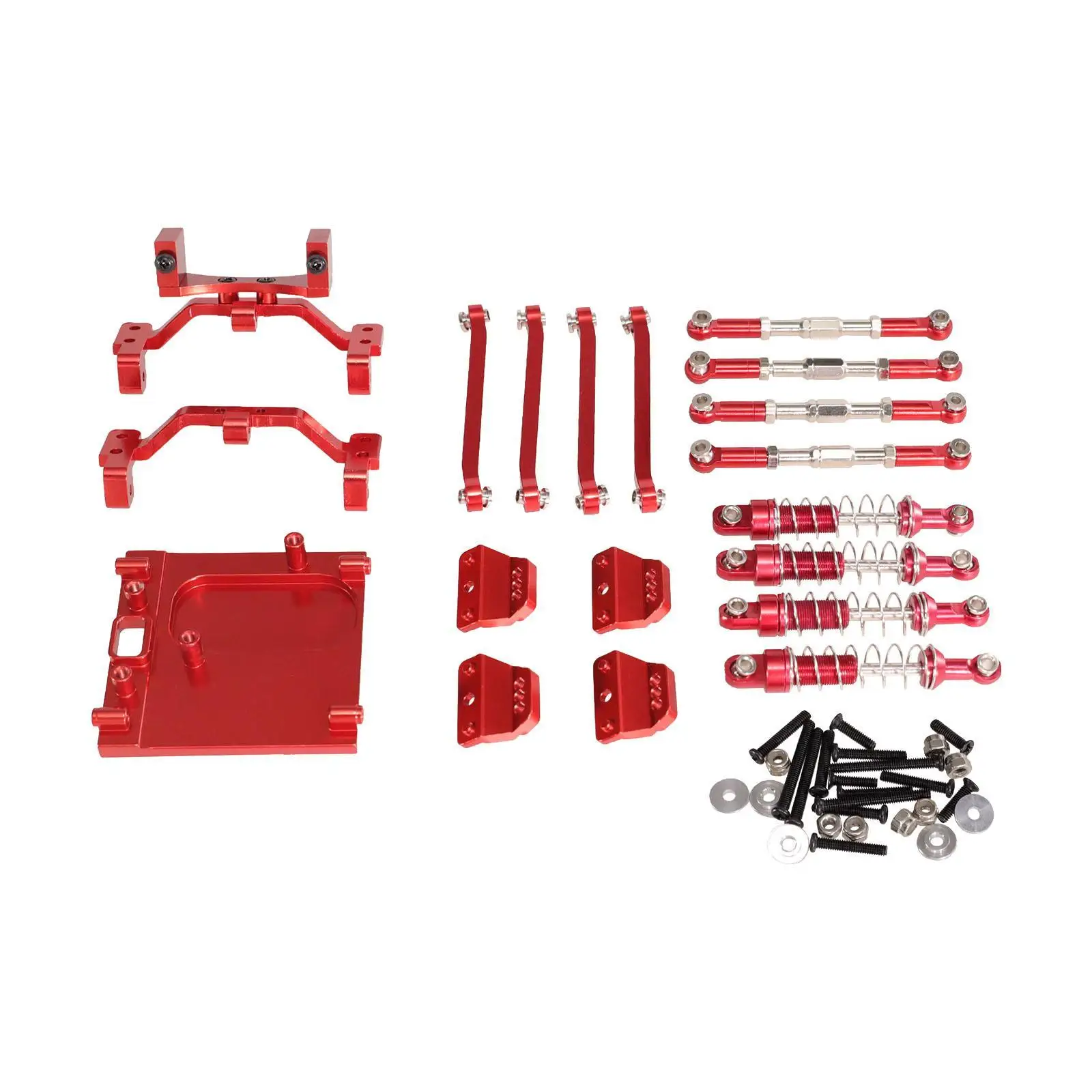 1/12 RC Car Spare Parts Kit: Shock Absorber, Aluminum Alloy Steering Linkage (spare Part for MN99S, Etc.)