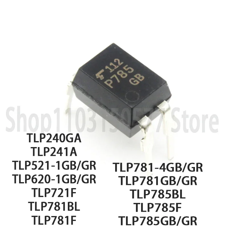 1 Stuk Tlp241a TLP521-1 TLP620-1 Tlp721f Tlp781bl Tlp781f TLP781-4 Tlp781 Tlp785bl Tlp785f Tlp 785Gb/GR-DIP4