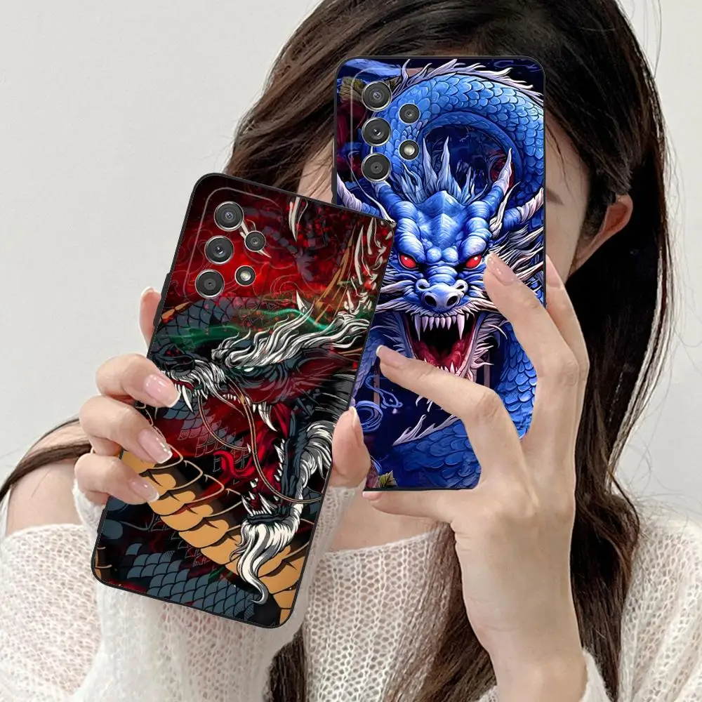 

Чехол для мобильного телефона East Orient Dragon для Samsung Galaxy A73 72 71 70 56 55 54 53 52 36 35 34 23 16 15 5G с цветным принтом