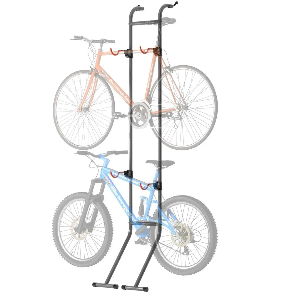

2 Bike Rack, Bicycle Rack, Bike Storage Rack for Garage, Gravity Bike Stand, Indoor Bike Organizer, Floor Vertical Bicycle Holde