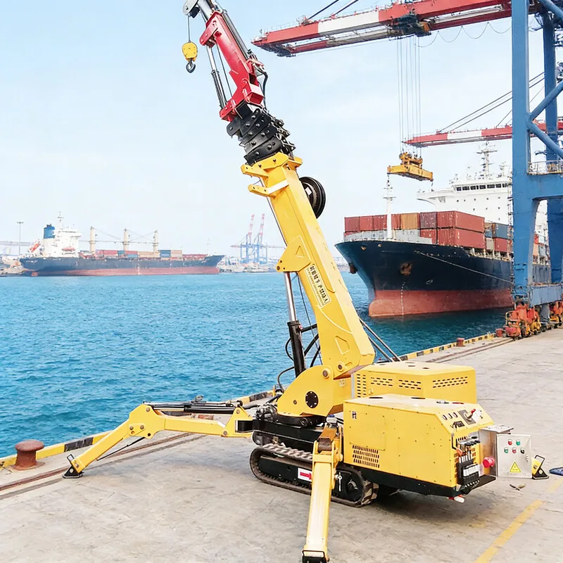 Customized 2-10 Ton Spider Crane – Advanced Safety: Automatic Braking & Tilt Sensors, Factory Price