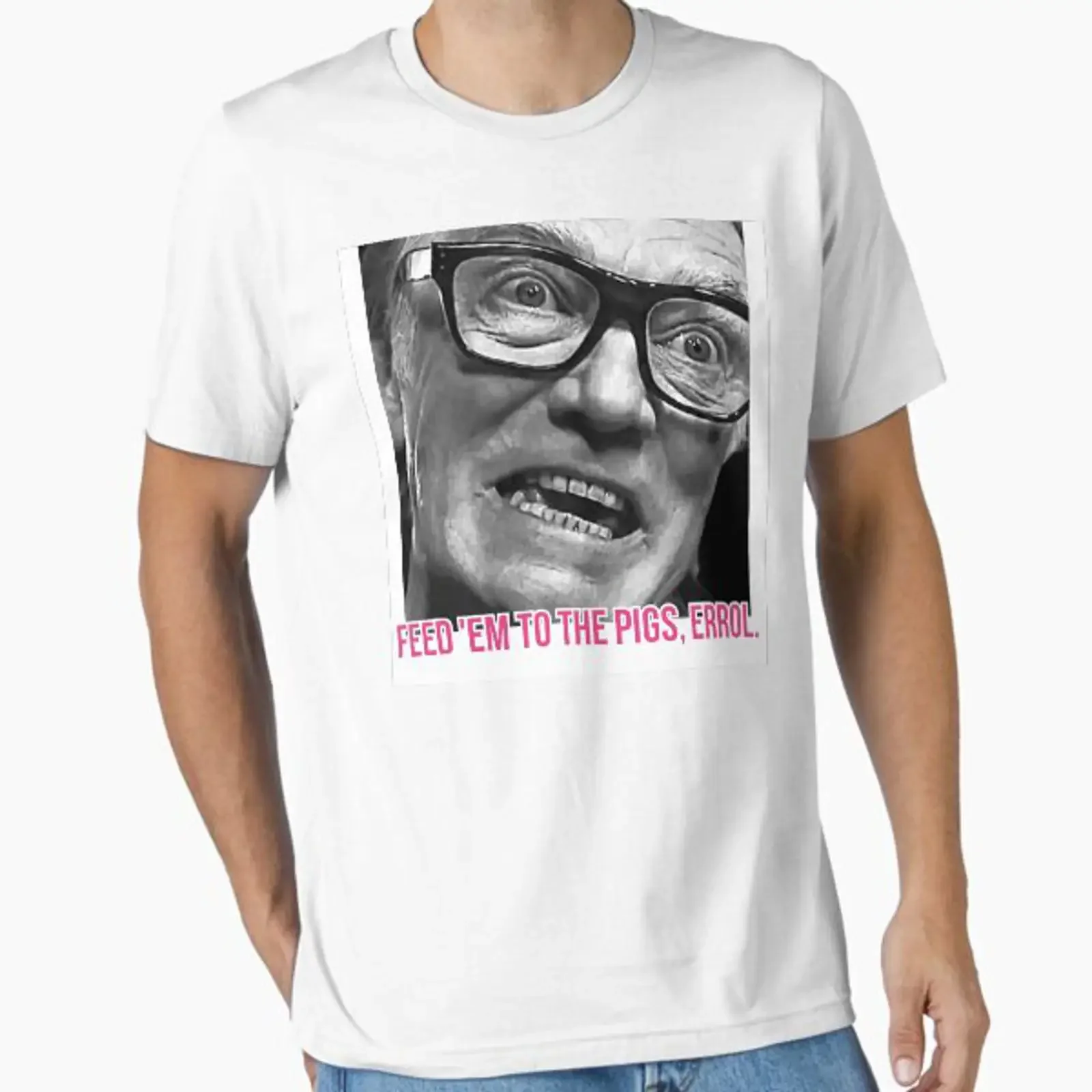 Feed em to the pigs Errol Bricktop Snatch designed and sold by TheRubberOnion vintage Washed homme Stretched Unisex Breathable