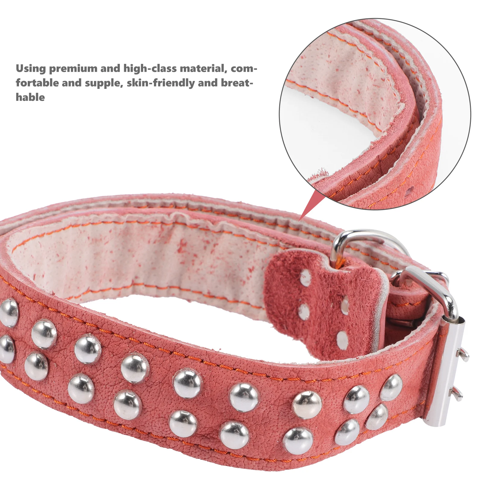 

Adjustable Pet Collar For Dogs Stylish Comfortable Dog Collar Large Medium Puppy Neck Ornament Vintage Decorative