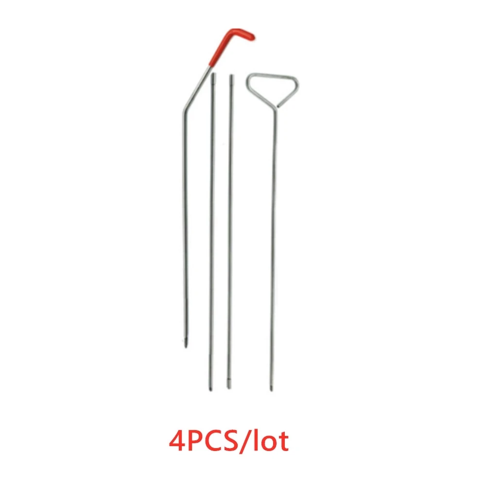 Ensemble d'outils d'accès de voiture à longue portée, outils de réparation de porte automatique, kits d'outils de serrurier, 4 pièces par lot