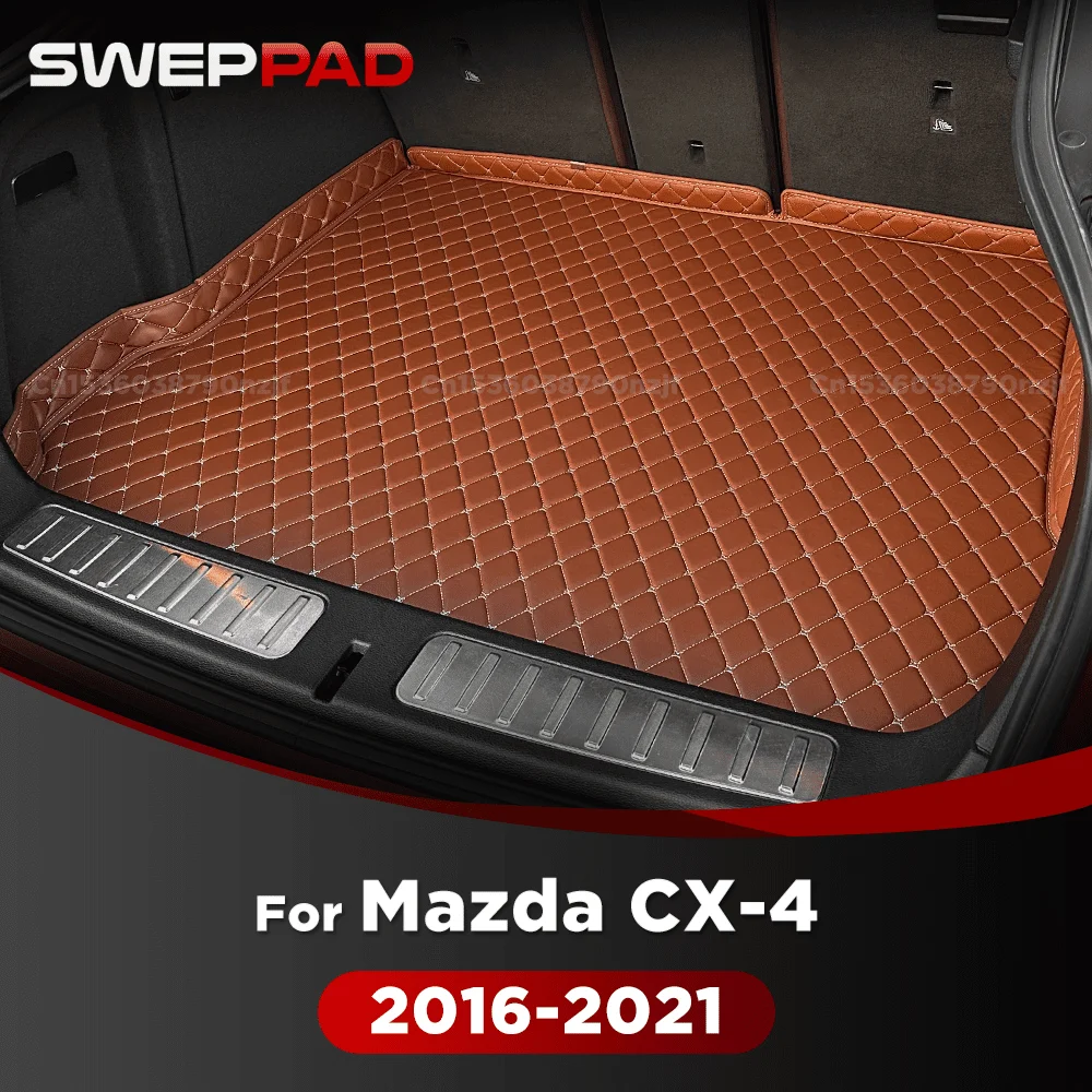 For Mazda CX-4 2016-2021 20 19 18 17 3D Car Trunk Mat Cargo Liner Carpet Interior Accessories Cover