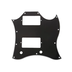 Full Face Pickguard Scratch Plate for SG Style Guitar Parts Replacement Guitar Pickguard Blank White Durable Gift