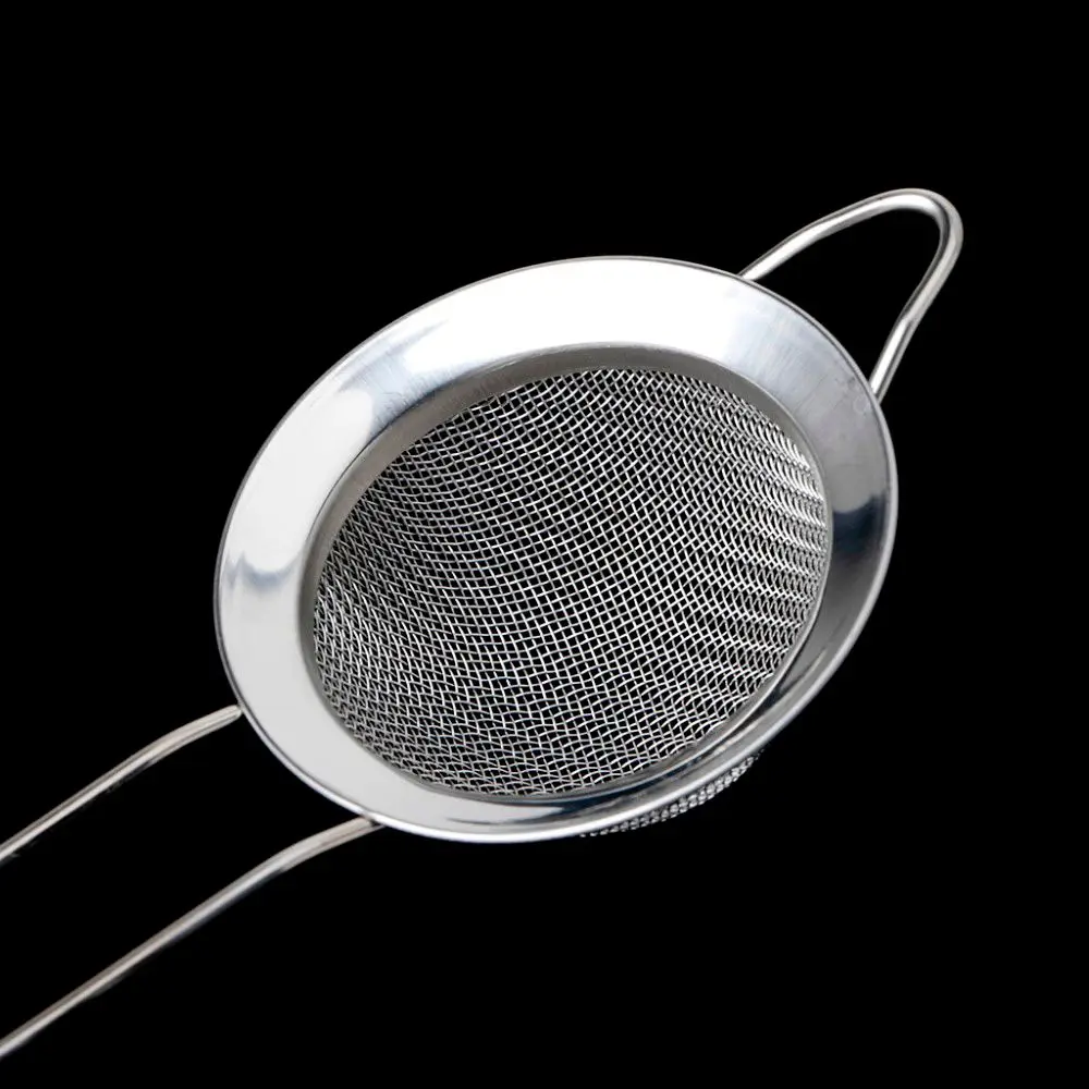 Diameter 7/8/10/12/14/16/18/20/22cm DIY Sieve Filter Colander Flour Strainer Mesh Sifter Stainless Steel