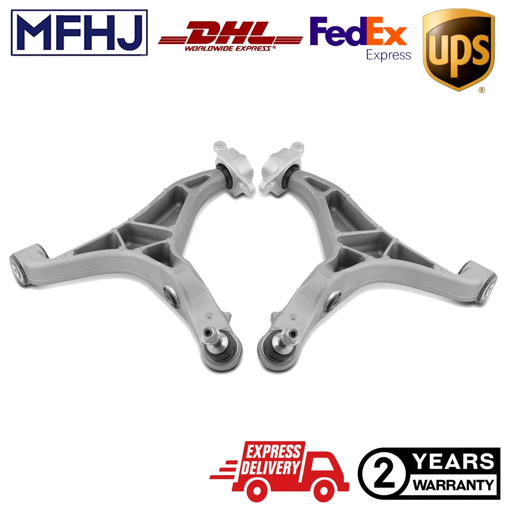 2x Front LH & RH Lower Control Arm & Ball Joint Assembly For Dodge Durango Jeep 4877661AB, 68282729AA, 68282729AB, 68282729AC