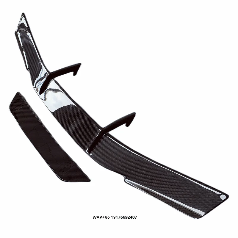 

Dry Carbon Fiber N-style Rear Spoiler wings for Huracan LP580 LP610 EVO Body Kit Front Bumper Edge Side Skirts