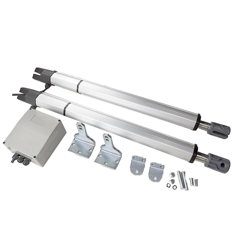 High quality silver color cover DC12/24V motor 200kg automatic door operators swing gate opener